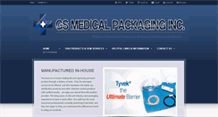 Desktop Screenshot of gsmedicalpackaging.com
